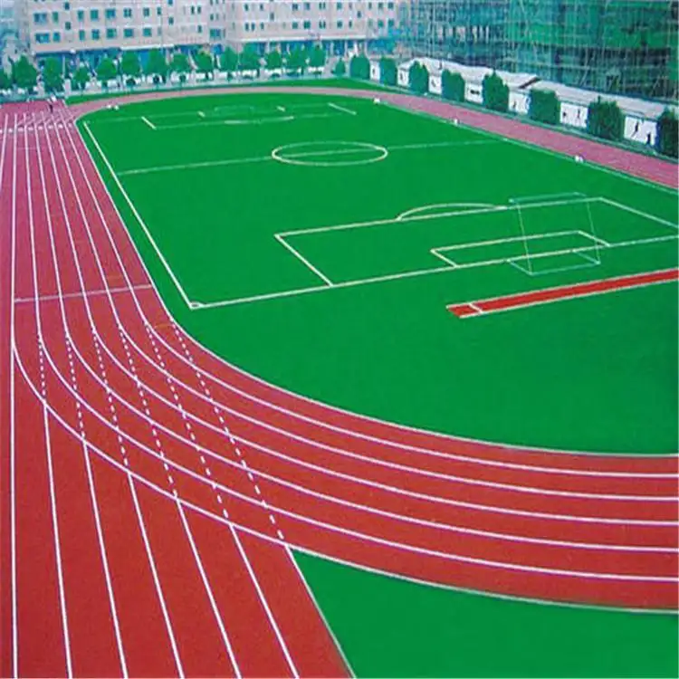 湖北武汉硅PU塑胶球场面层材料厂家 学校硅PU蓝球场塑胶跑道造价(图1)