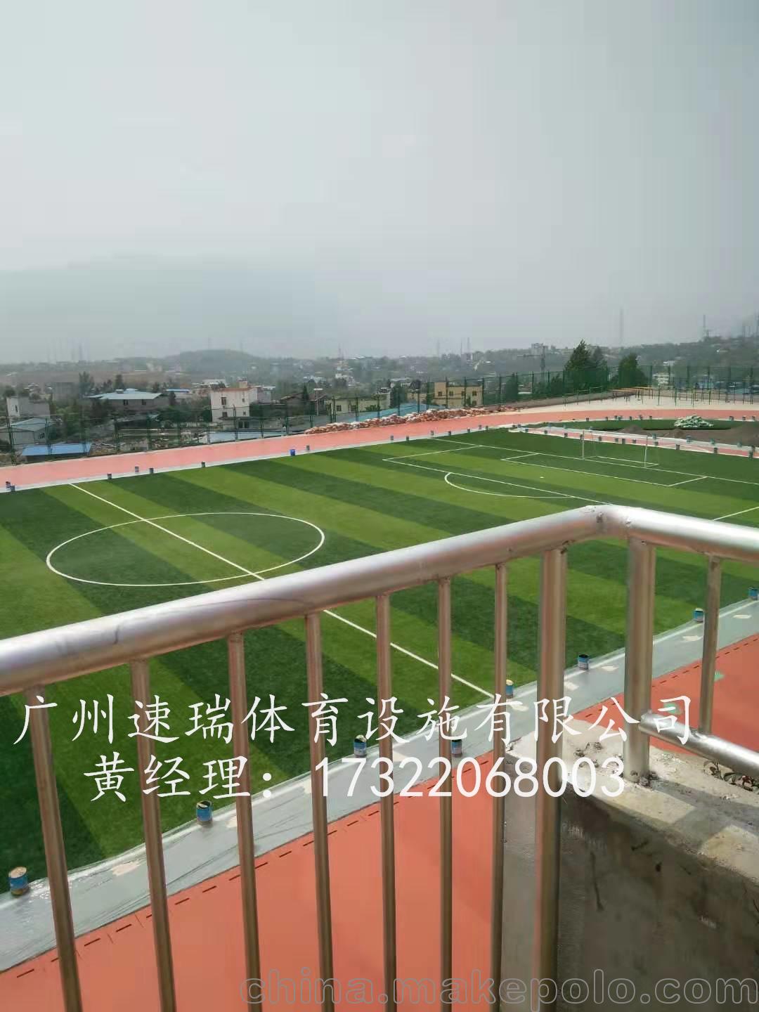四川重庆学校运动场层面小学塑胶跑道硅PU篮球场人造草坪施工造价(图2)